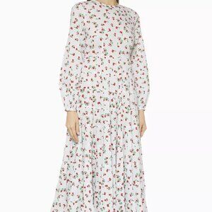 RIXO | Pip Long Sleeve Cotton Maxi Dress - NWOT